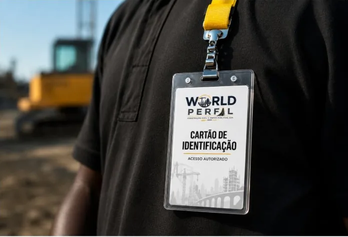 Cartão de identificação World Perfil